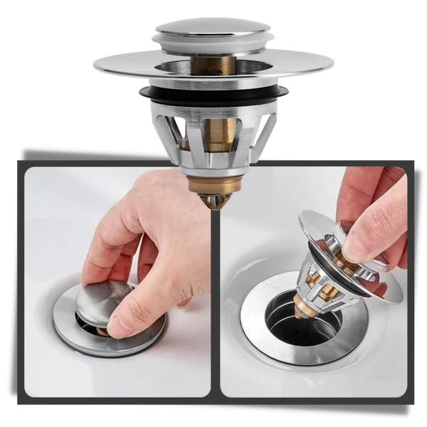 Stainless Steel Pop Up Drain Filter For Clog Prevention