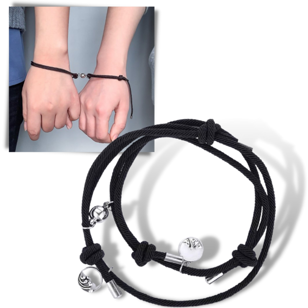 Couples Magnetic Bracelets Set For Long Distance Bonding
