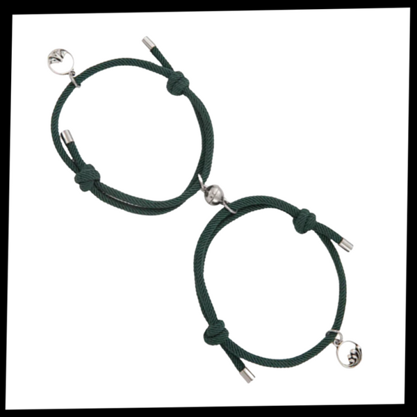 Couples Magnetic Bracelets Set For Long Distance Bonding
