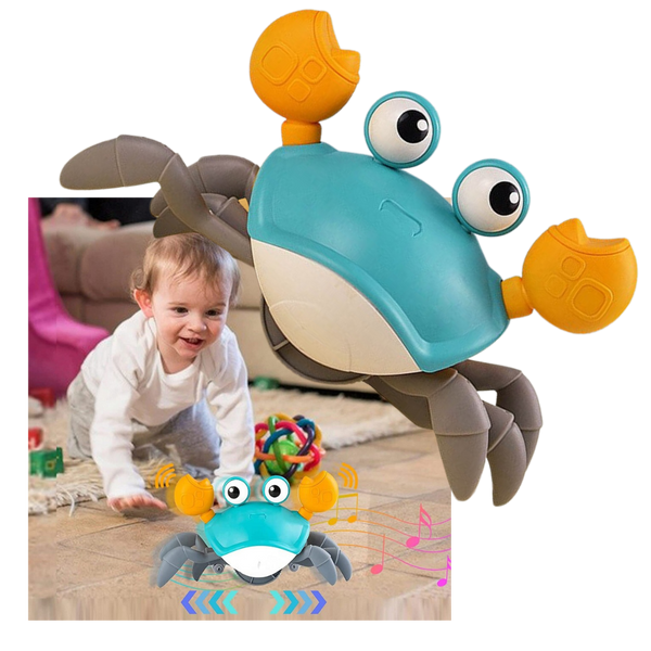 Smart Crab Toy With Motion Sensor For Toddlers Develops Walking Skills