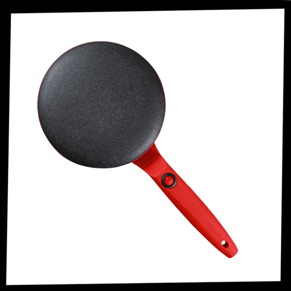 Electric Crepe Maker With Nonstick Surface For Quick Cooking