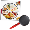 Electric Crepe Maker With Nonstick Surface For Quick Cooking