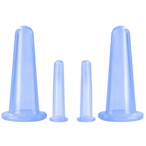 Silicone Facial Massage Cups Set Boosts Facial Circulation