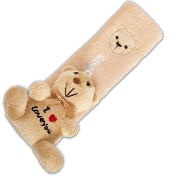 Plush Car Seat Belt Cover For Kids With Soft Neck Comfort