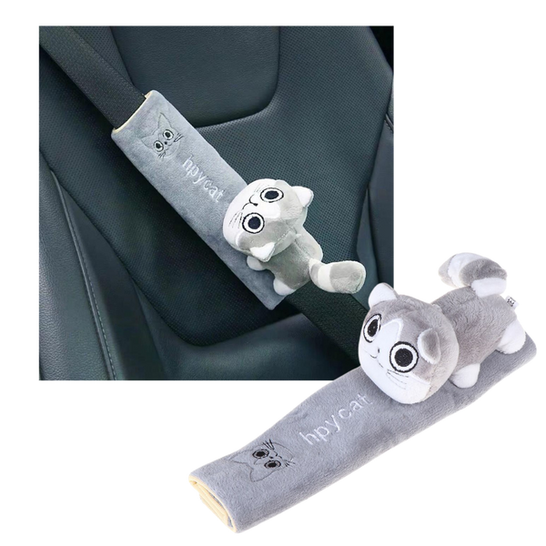 Plush Car Seat Belt Cover For Kids With Soft Neck Comfort
