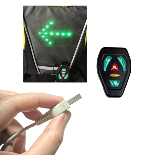 LED Reflective Cycling Vest for Enhanced Visibility and Safety