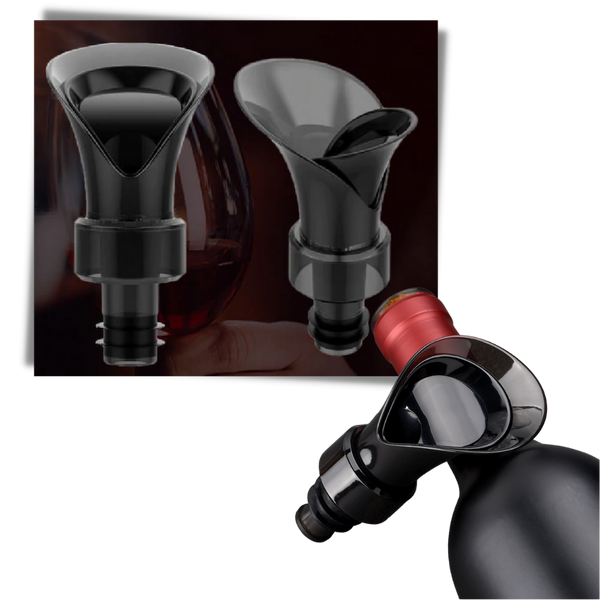 Two In One Wine Decanter And Seal For Smooth Aromatic Pour