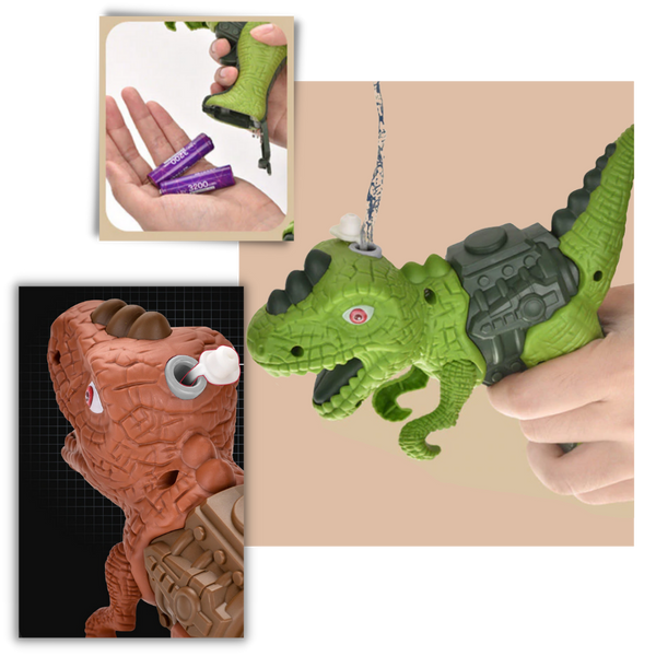 Dinosaur Water Blaster for Kids Safe and Easy to Use Outdoor Fun