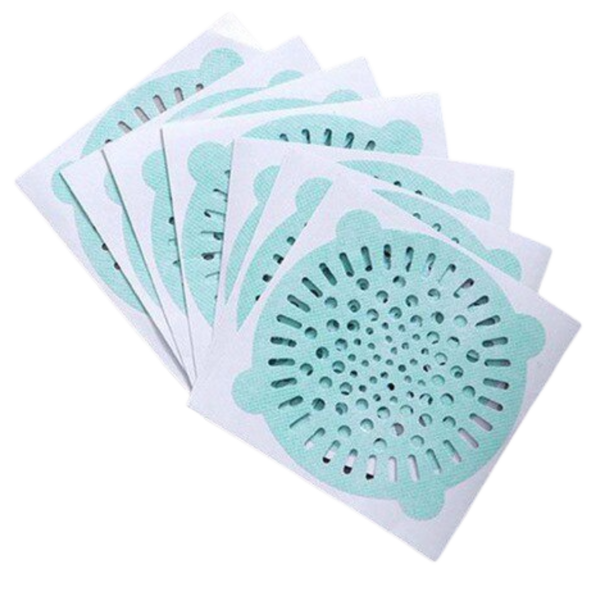 Disposable Adhesive Drain Filters Preventing Clogs 10 Pack