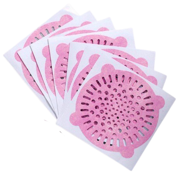 Disposable Adhesive Drain Filters Preventing Clogs 10 Pack
