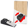 Door Stop Alarm With Anti Slip Base For Easy Home Protection