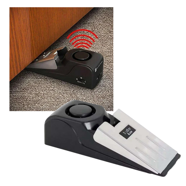 Door Stop Alarm With Anti Slip Base For Easy Home Protection