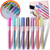 Eight-Pack Double-Line Marker Pens for Long-Lasting Colors