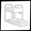 Two Drawer Spice Organizer For Streamlined Kitchen Storage
