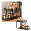Two Drawer Spice Organizer For Streamlined Kitchen Storage