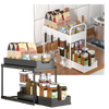 Two Drawer Spice Organizer For Streamlined Kitchen Storage
