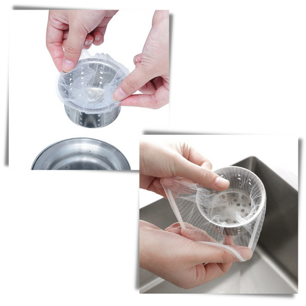 Kitchen Sink Filter Mesh Pack For Easy Clog Prevention