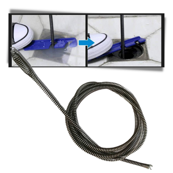 Drill Powered Drain Cleaning Kit For Quick Effortless Unclogging