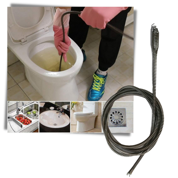 Drill Powered Drain Cleaning Kit For Quick Effortless Unclogging
