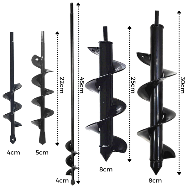 Spiral Garden Hole Drill Bit For Quick Seed Planting And Weeding