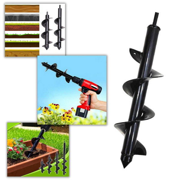 Spiral Garden Hole Drill Bit For Quick Seed Planting And Weeding