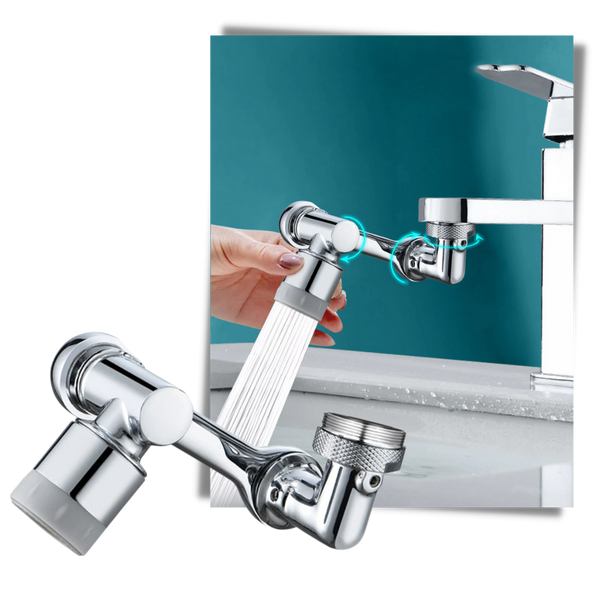Rotating Faucet Extender With Anti Splash To Prevent Wet Floors