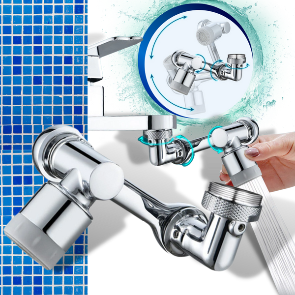 Rotating Faucet Extender With Anti Splash To Prevent Wet Floors