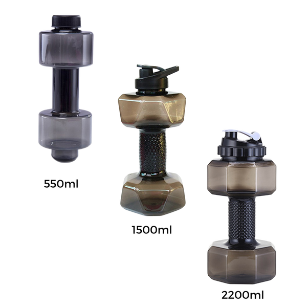Dumbbell Bottle For Workouts With Large Hydration Capacity