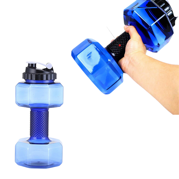 Dumbbell Bottle For Workouts With Large Hydration Capacity