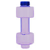 Dumbbell Bottle For Workouts With Large Hydration Capacity