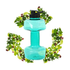 Dumbbell Bottle For Workouts With Large Hydration Capacity