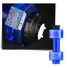 Dumbbell Bottle For Workouts With Large Hydration Capacity