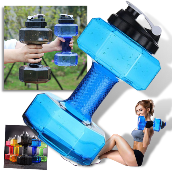 Dumbbell Bottle For Workouts With Large Hydration Capacity