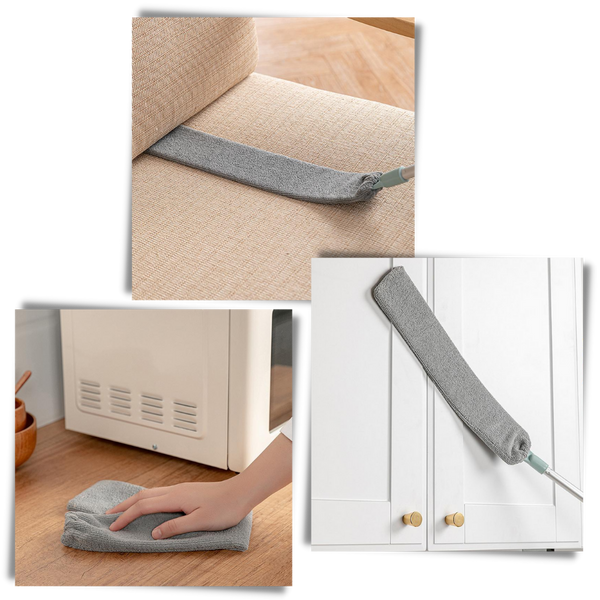 Extendable Microfiber Duster For Effortless Dust Removal