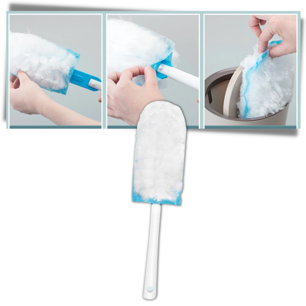 Single Use Electrostatic Duster For Rapid Surface Cleaning
