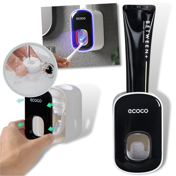 Wall Mounted Toothpaste Dispenser With Dustproof Design For Less Waste