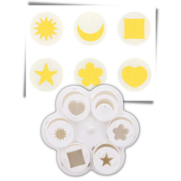 Six Shape Egg Molds Set for Creative and Fun Breakfasts