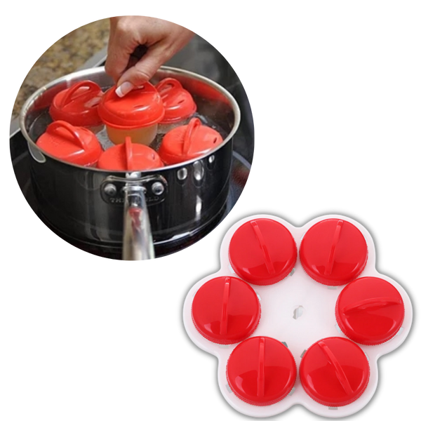 Six Shape Egg Molds Set for Creative and Fun Breakfasts