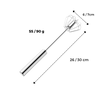 Hand Crank Egg Beater With Stainless Steel Build For Effortless Mixing