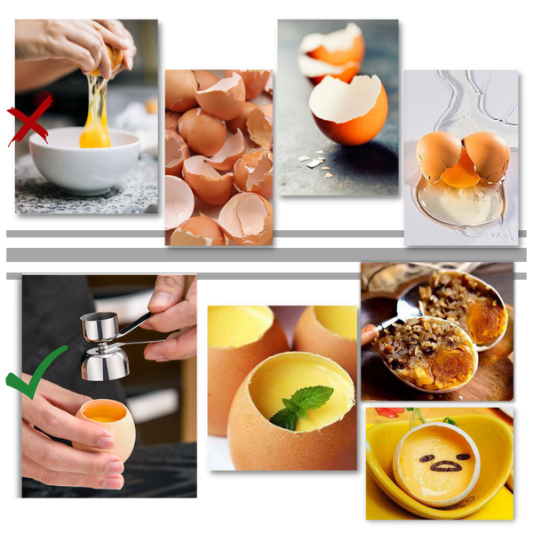 Egg Separator Tool For Clean Shell Free Eggs And Perfect Scrambles