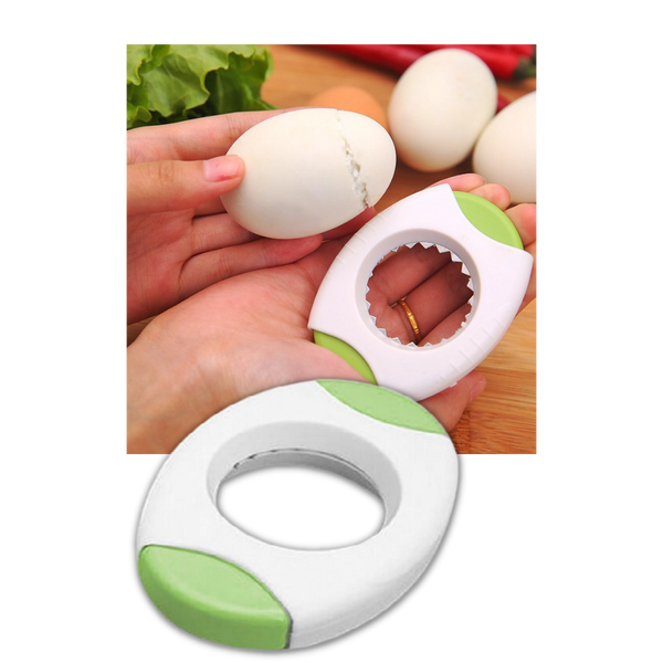 Eggshell Cracker Tool For Easy Egg Prep And Reusable Peeling