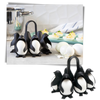 Penguin-Shaped Silicone Egg Holder For Boiling And Serving Multiple Eggs