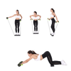 Core Roller With Resistance Bands For Full Body Home Workout