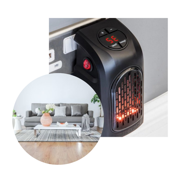 Portable Ceramic Space Heater Delivers Fast Safe Warmth Everywhere