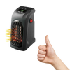 Portable Ceramic Space Heater Delivers Fast Safe Warmth Everywhere