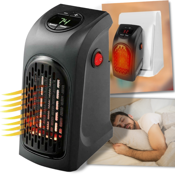 Portable Ceramic Space Heater Delivers Fast Safe Warmth Everywhere