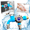 Premium Dual Outlet Faucet With Two Spouts For Faster Water Access