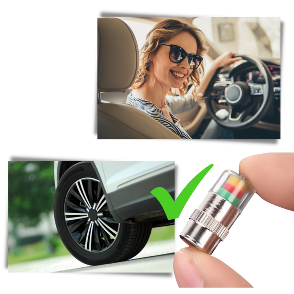 Tire Pressure Sensor Pack For Safer Driving And Real Time Monitoring