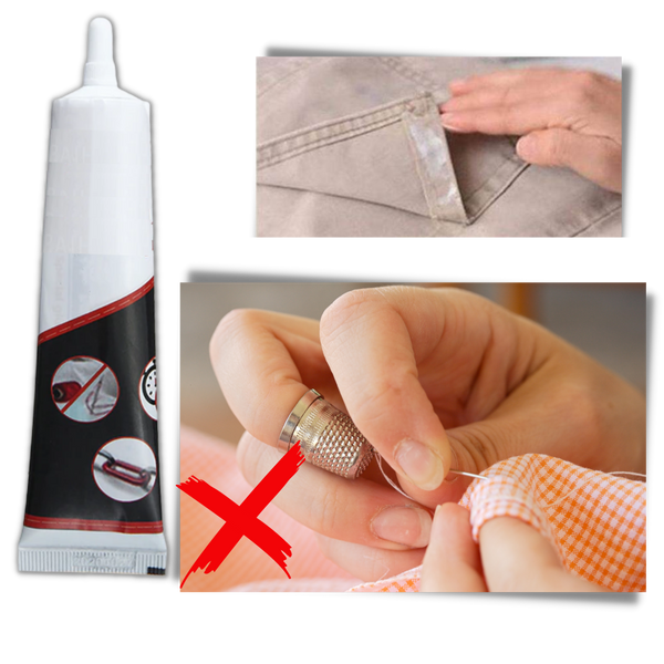 Premium Fabric Repair Glue For Quick Sew Free Clothing Repairs
