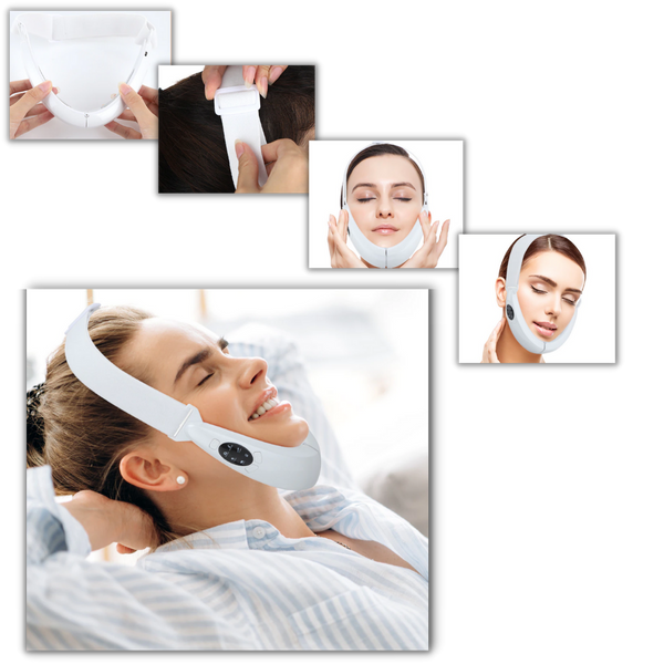 V Shape Facial Massager With Micro Function For Clearer Skin